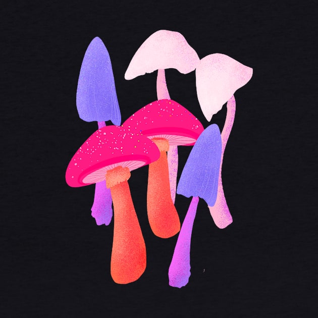 Electric Shrooms by Peggy Dean